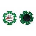 Pad Printed Poker Chip with Magnet